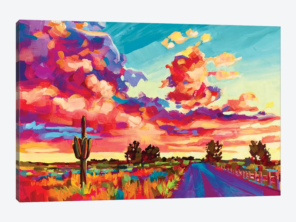 Tamaya Sunset by Maria Morris 1-piece Canvas Artwork
