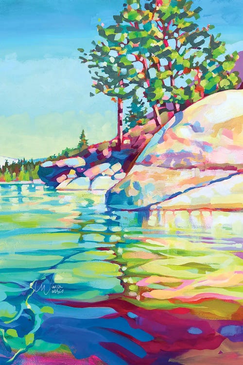 Lake Tahoe Reflections by Maria Morris wall art