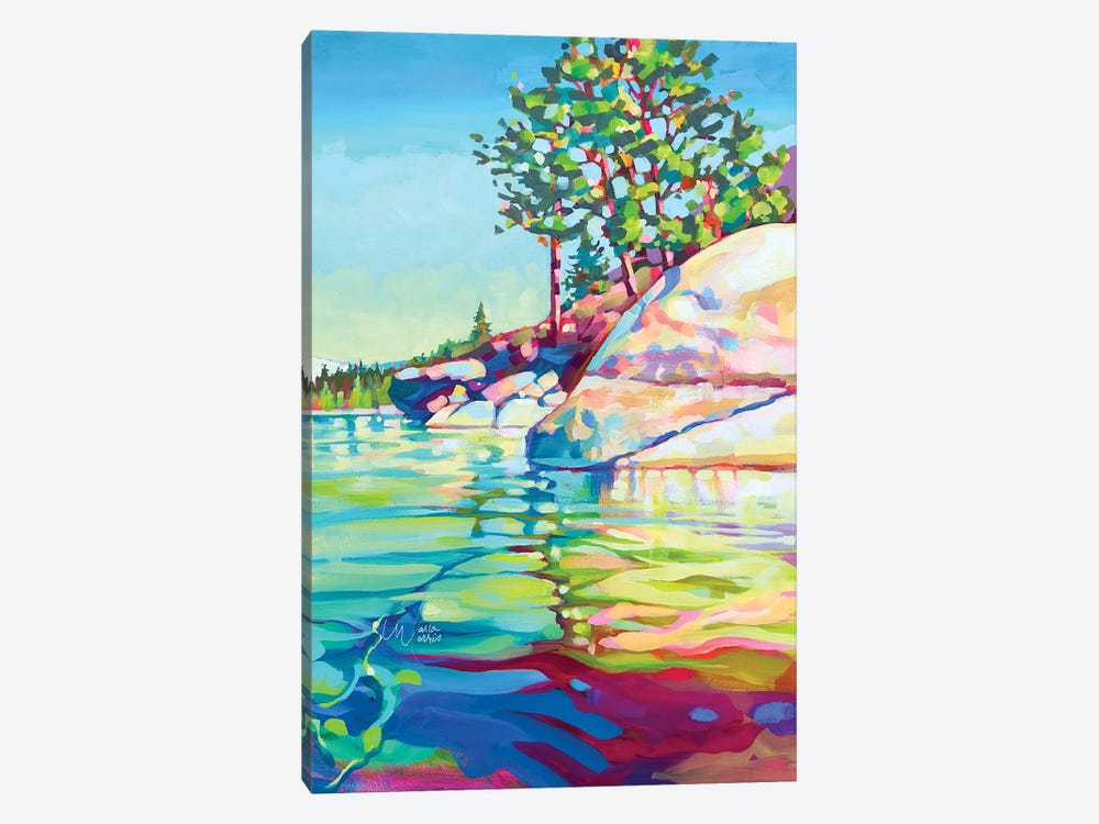 Lake Tahoe Reflections by Maria Morris 1-piece Canvas Art Print