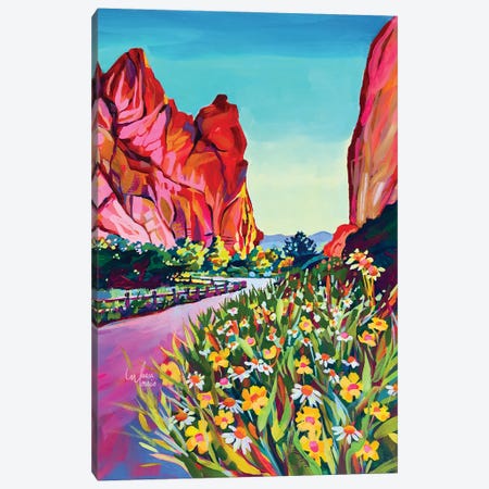 Wildflowers In Colorado Canvas Print #ZMM51} by Maria Morris Canvas Art Print