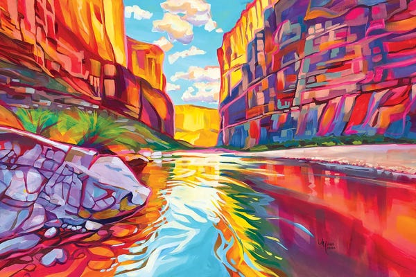 Canyons: Santa Elena Canyon, Big Bend National Park by Maria Morris