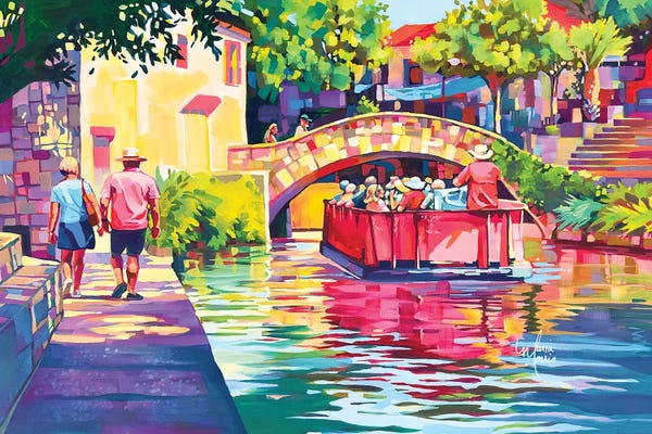 Maria Morris: San Antonio Riverwalk by Maria Morris
