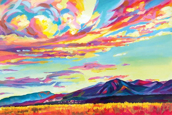 Southwest Décor: Colorado Springs Sunset by Maria Morris