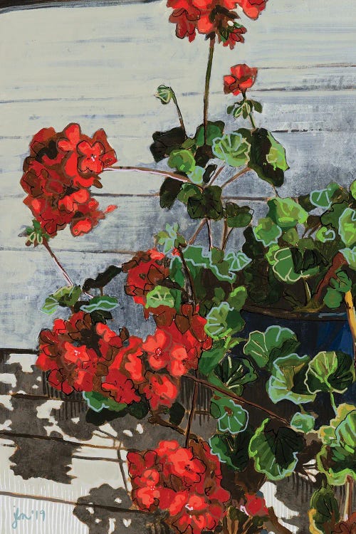 Geranium by Jennifer L Mohr wall art