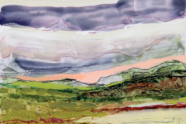 Pops Of Pink: Imagined II by Jennifer L Mohr