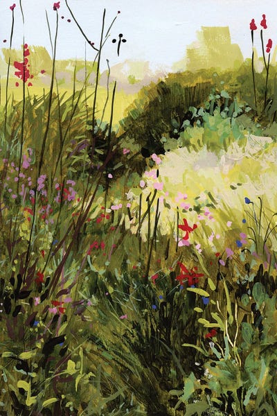 Wildflowers: Paper Study In This Moment XII by Jennifer L Mohr