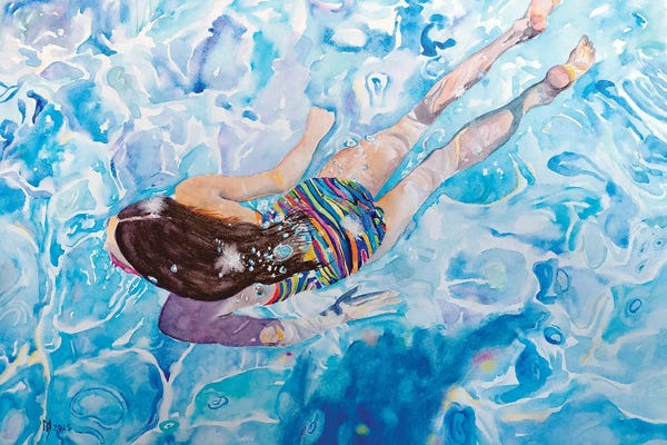 Zoran Mihajlovic Muza: Swimmer by Zoran Mihajlovic Muza