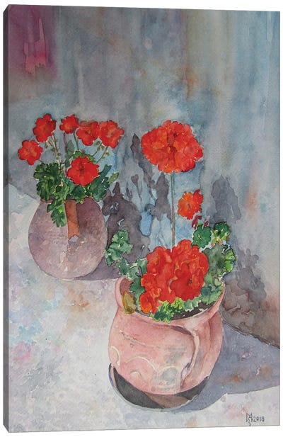 Flowers III Canvas Art Print - Zoran Mihajlovic Muza