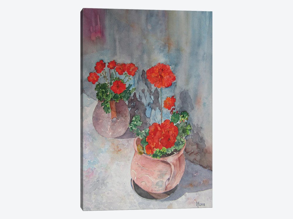 Flowers III by Zoran Mihajlovic Muza 1-piece Canvas Artwork