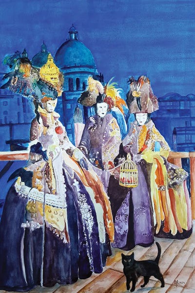 Zoran Mihajlovic Muza: Motif From Venice by Zoran Mihajlovic Muza
