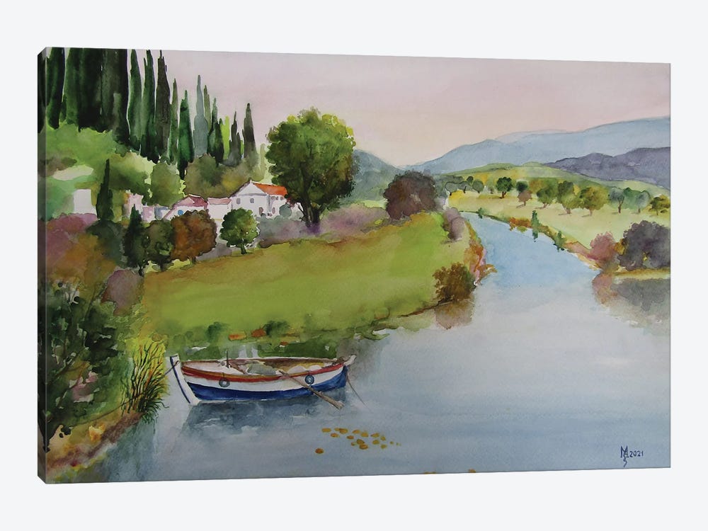 Lake by Zoran Mihajlovic Muza 1-piece Canvas Art