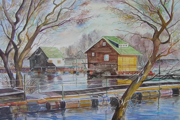 iCanvas Exclusives: Live On The Water by Zoran Mihajlovic Muza