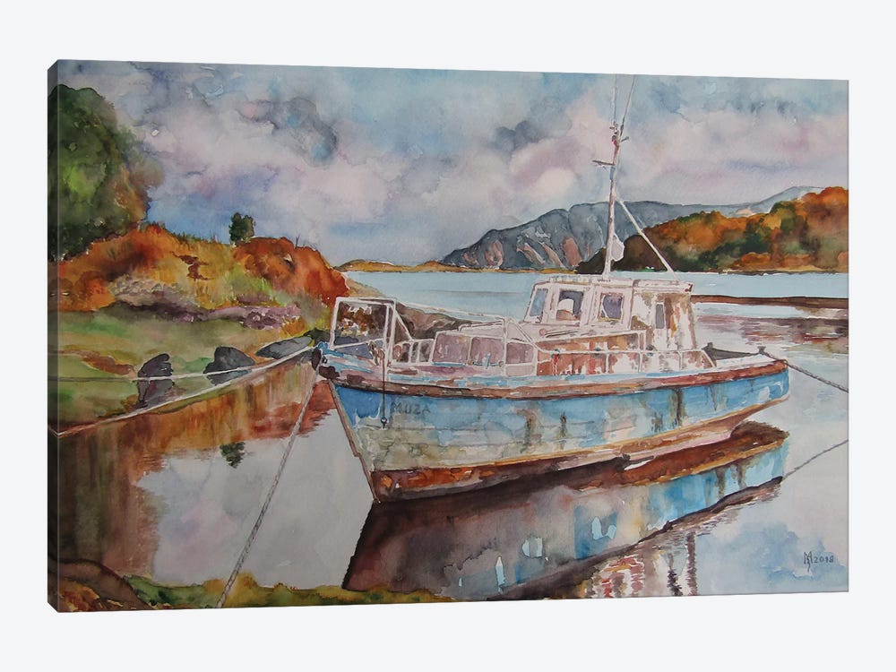 Old River Scout by Zoran Mihajlovic Muza 1-piece Canvas Print