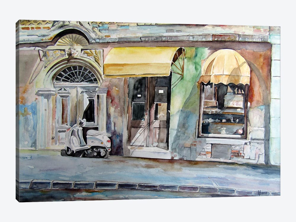 Old Shop Window II by Zoran Mihajlovic Muza 1-piece Canvas Art