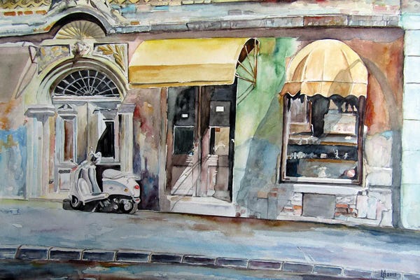 iCanvas Exclusives: Old Shop Window II by Zoran Mihajlovic Muza