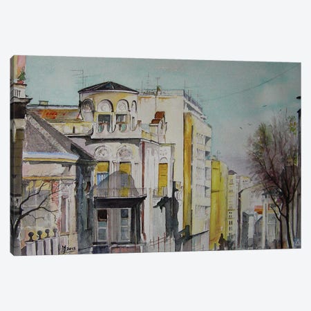 Old Town Canvas Print #ZMZ30} by Zoran Mihajlovic Muza Canvas Artwork