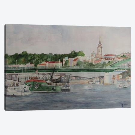 Sava River Canvas Print #ZMZ38} by Zoran Mihajlovic Muza Canvas Wall Art