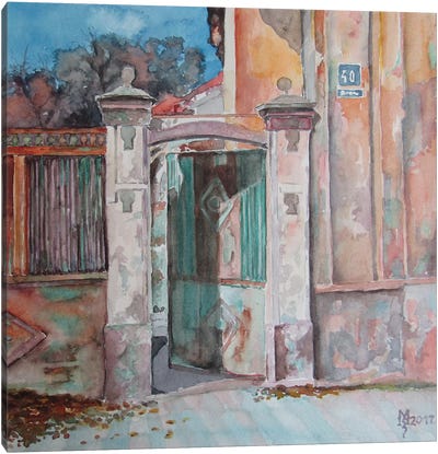 The Gate Canvas Art Print - Zoran Mihajlovic Muza