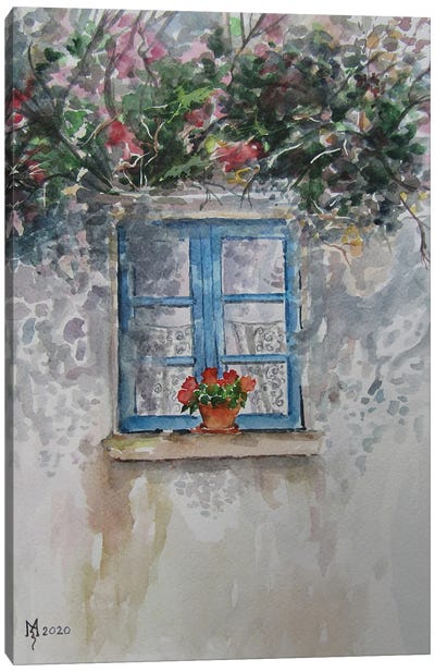 The Window II Canvas Art Print - Zoran Mihajlovic Muza