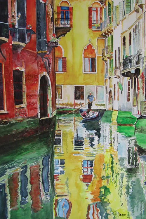Venice Channels by Zoran Mihajlovic Muza wall art