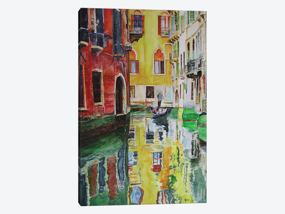 Venice Channels by Zoran Mihajlovic Muza 1-piece Canvas Art