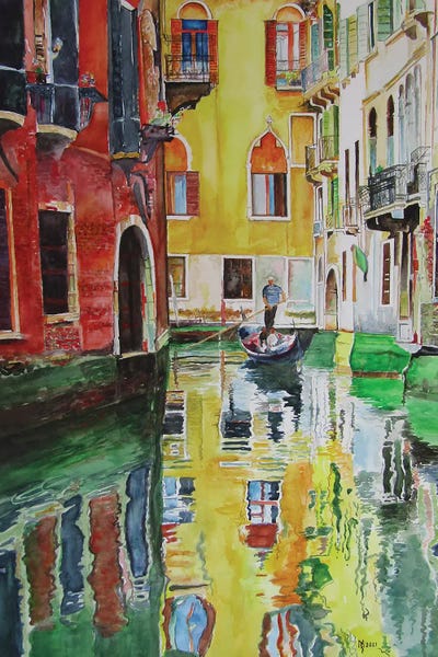 Veneto: Venice Channels by Zoran Mihajlovic Muza