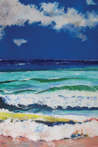 Waves by Zoran Mihajlovic Muza art print