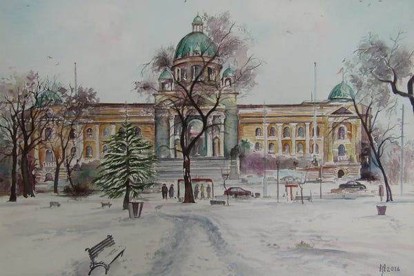 Zoran Mihajlovic Muza: Winter White by Zoran Mihajlovic Muza