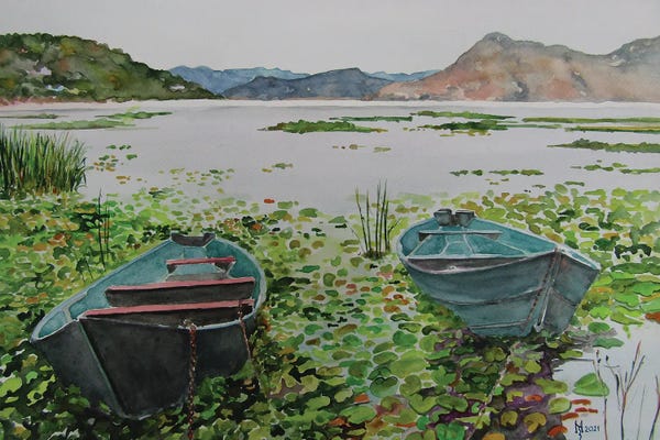 iCanvas Exclusives: Fisherman's Holiday by Zoran Mihajlovic Muza