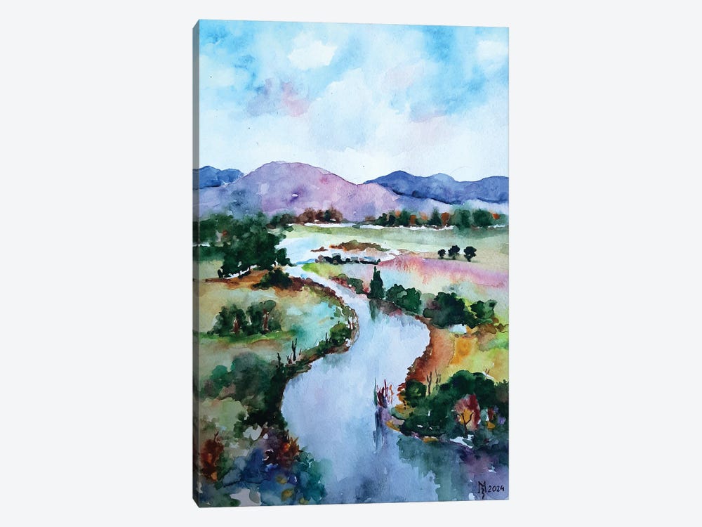 River by Zoran Mihajlovic Muza 1-piece Canvas Art Print