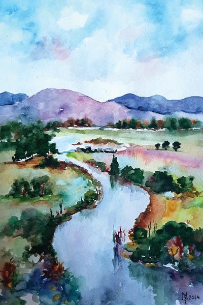 Zoran Mihajlovic Muza: River by Zoran Mihajlovic Muza