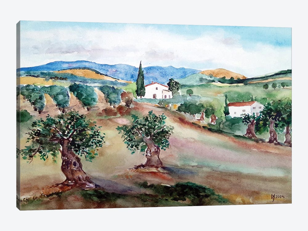 Olives by Zoran Mihajlovic Muza 1-piece Canvas Art Print