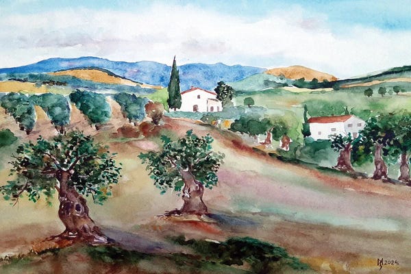 Olive Trees: Olives by Zoran Mihajlovic Muza