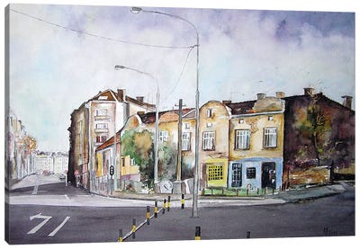 City Square Canvas Art Print - Zoran Mihajlovic Muza