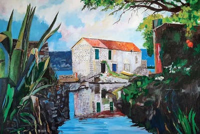 Shadows Of The Mediterranean by Zoran Mihajlovic Muza art print