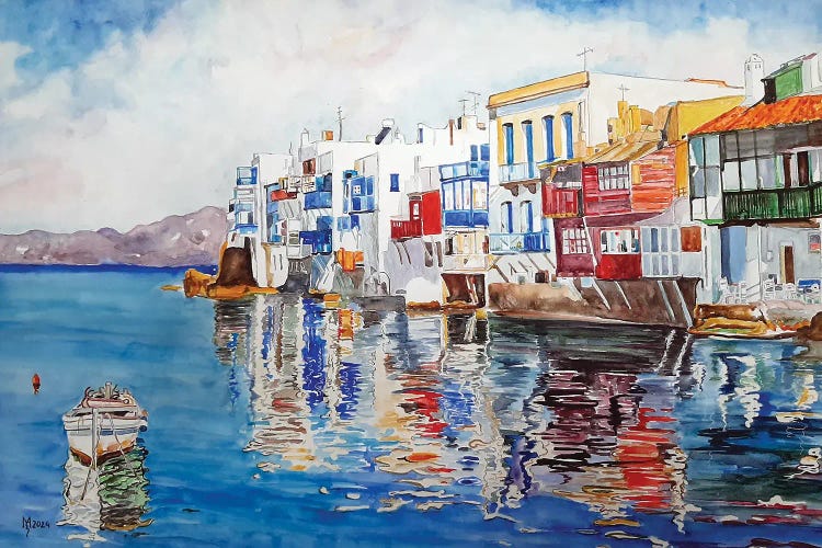 Mykonos V by Zoran Mihajlovic Muza wall art