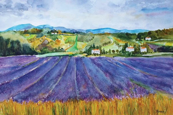 Fine Art Print: Lavender V by Zoran Mihajlovic Muza