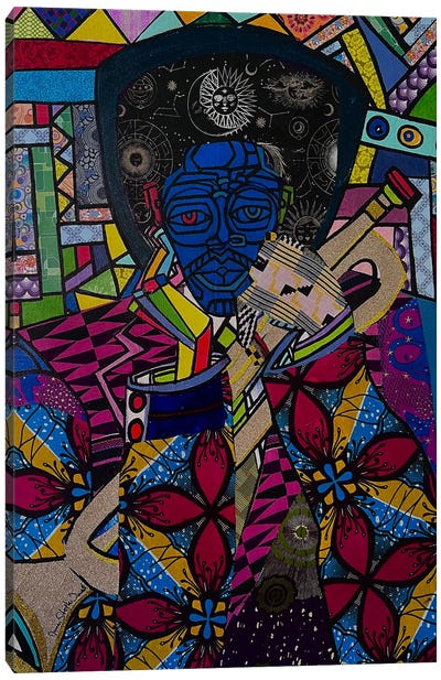 Miles And Miles Canvas Art Print - Zsudayka Nzinga