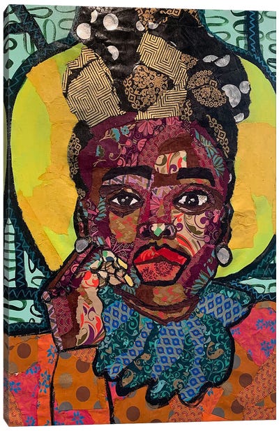 Portrait Canvas Art Print - Contemporary Portraiture by Black Artists