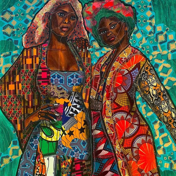 Contemporary Collage: Ready To Go by Zsudayka Nzinga