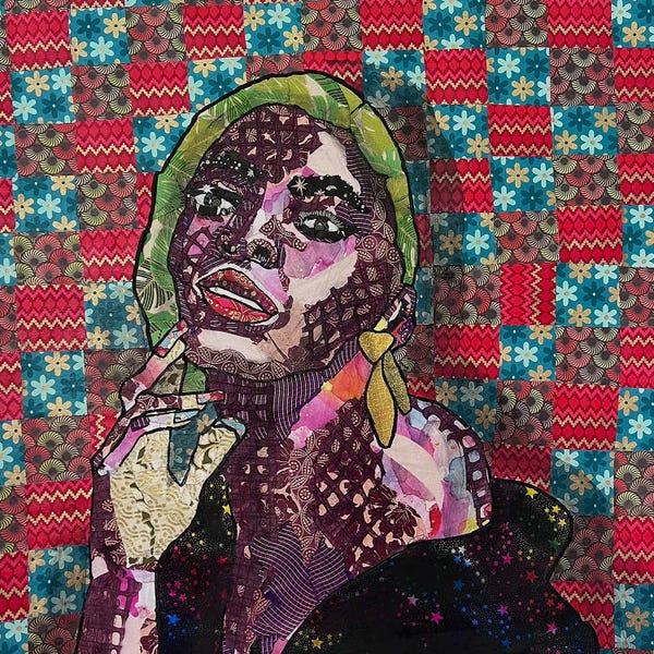 Contemporary Collage: When I Emerge by Zsudayka Nzinga