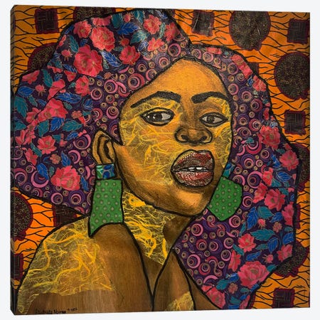 Yellow Canvas Print #ZNZ23} by Zsudayka Nzinga Canvas Art Print