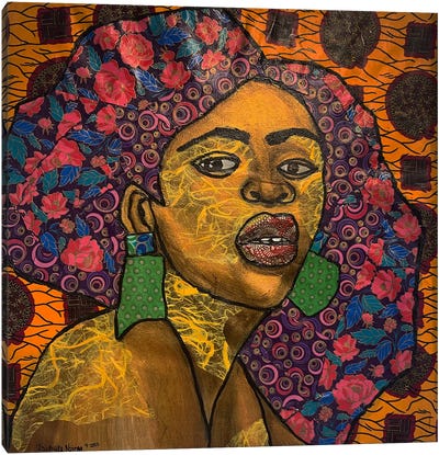 Yellow Canvas Art Print - Zsudayka Nzinga