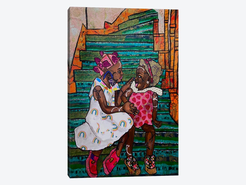 Big Sister Advice by Zsudayka Nzinga 1-piece Canvas Print