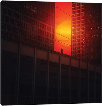 Sunset Canvas Art Print - Zoltan Toth