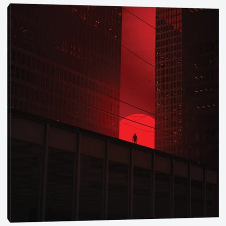 Red Canvas Print #ZOL102} by Zoltan Toth Canvas Wall Art