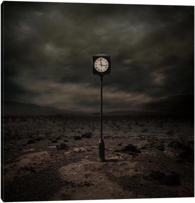 Out Of Time Canvas Art Print - Similar to Salvador Dali