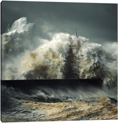 Flood Canvas Art Print - Abstract Photography