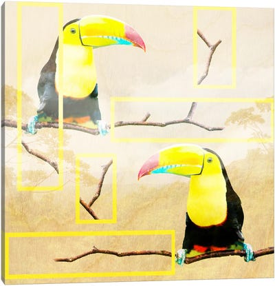 Tropical Vibes Canvas Art Print - Alternative Zoo