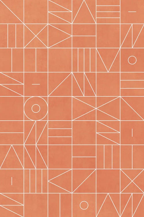 My Favorite Geometric Patterns No.5 - Coral